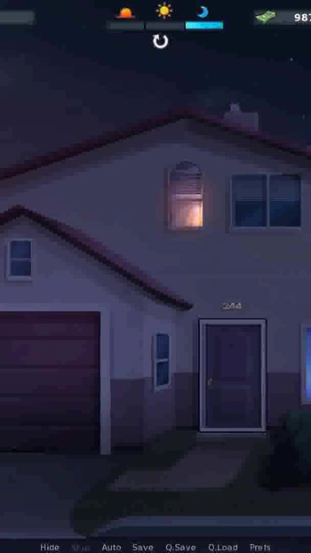 Iconic moment from "Summertime Saga:  Stepson Helping His Stepmom With Her Home Duties - Ep36"