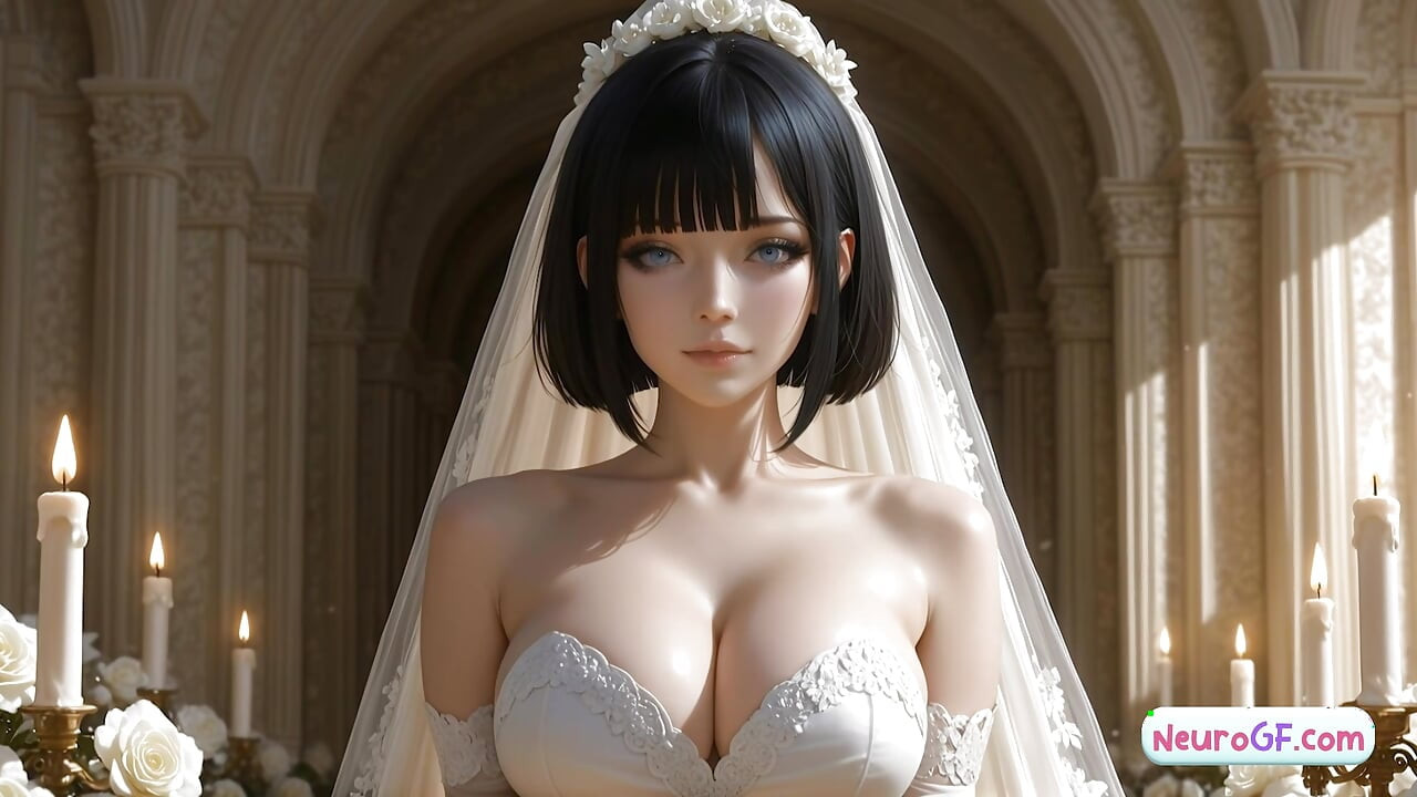 Stunning bride’s wedding dress is ruined by explosive sinful facials