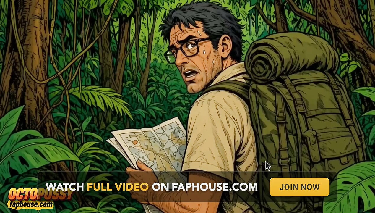 Jungle Cuckold. While the Husband Was Looking for the Trail Jungle, the Black Guy Was Fucking His White Wife