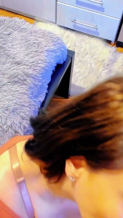 Getting the best face treatment ever face and hair covered in cum and saliva | Clip 1