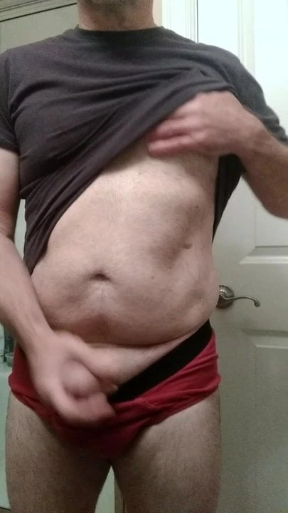 Jeans,briefs, and cock!