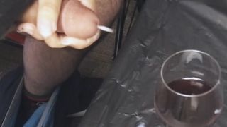 Cumming en una copa de vino parte 3 (cargas)