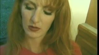 Hot redhead loves latin cock and facial