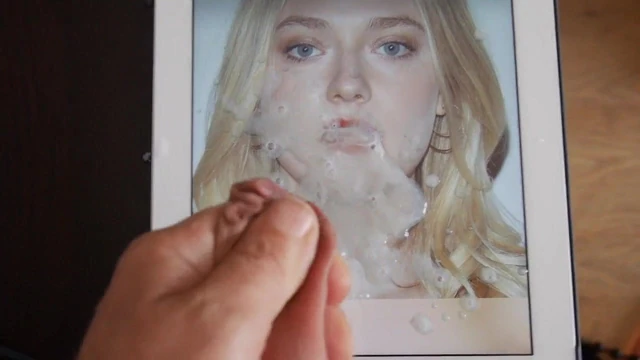 Cum on Dakota Fanning - may 2015