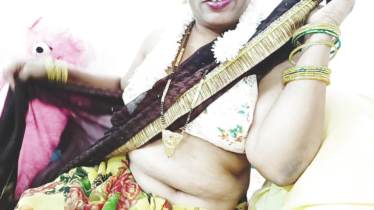 Indian Big Boobs Stepmom Fucked Stepson with Telugu Dirty Talks