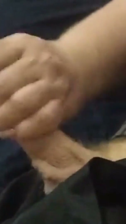 jerking off my cock in the office and helping me to cum #6 | Clip 1