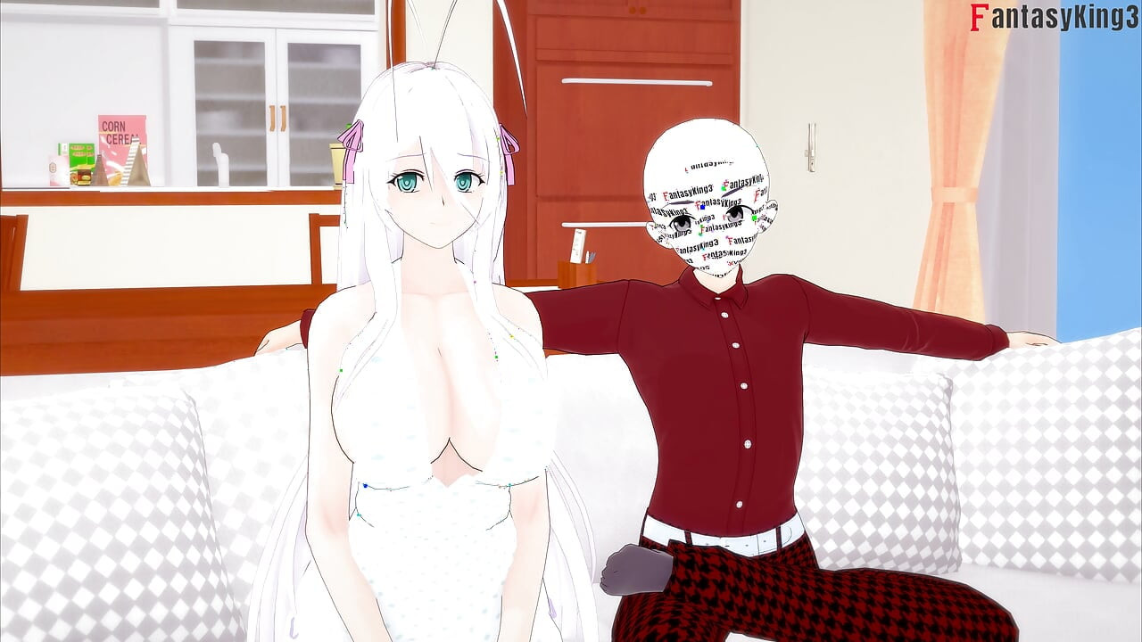 La profesora caliente Rossweisse me invita a su casa para follar - HS DXD NTR Madness 13