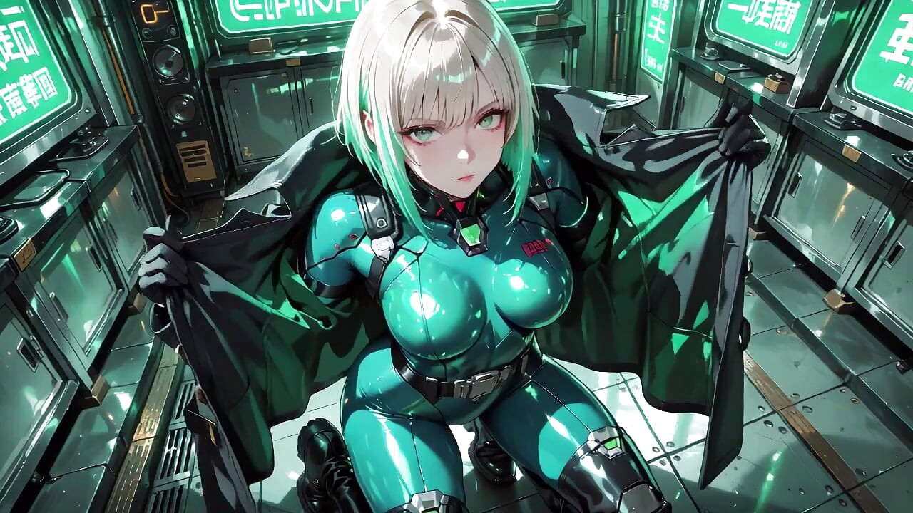 Blonde Knight Lounges Seductively While Her Silver-haired Partner Kneels to Serve