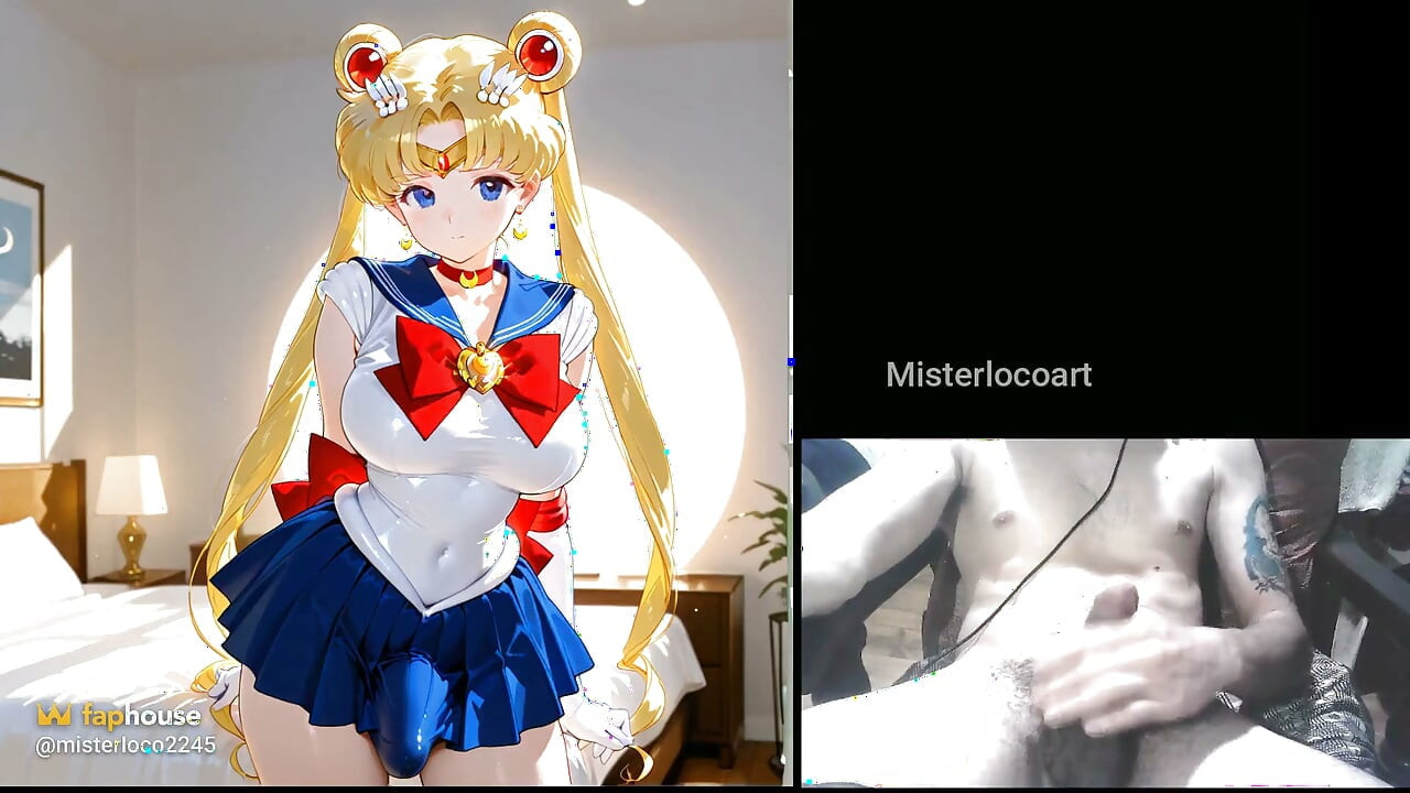 I Look at a Creation of Transexual Woman with Sailor Moon Cosplay and I Give It a.