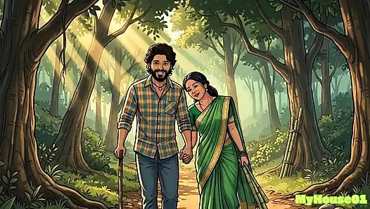 Pushpa Fuck a Modern Women besides on lake