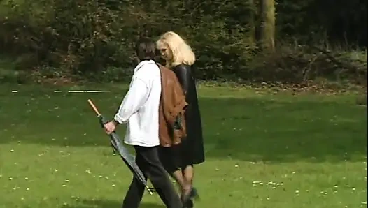 Two Sexy Vintage Lesbian MILFs Lick Each Other's Hairy Pussy and Get Cum on Their Big Tits