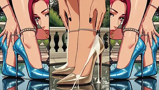 Yüksek topuklu ayakkabılar alle sitelerinden boşalıyor ateşli anime kızları tarafından yalanacak bölüm 2