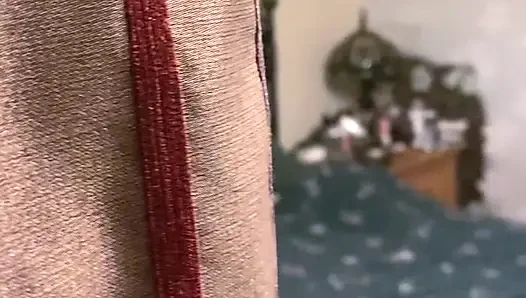 Young Trainee Gets to Watch a Window Peep Show