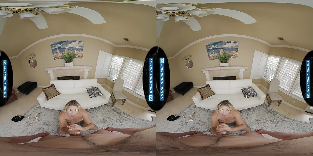 LETHAL HARDCORE VR - Sexy Blonde RIVER LYNN Pounded in Pantyhose