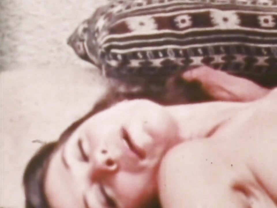 Young brunette hippie fucks with an older guy