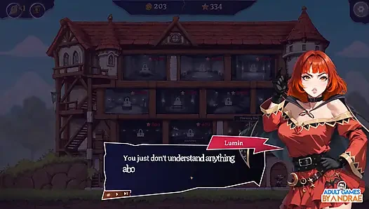 EP3: Rena Mirage сюжет и Зеркало уплотнений H-сцена - симулятор секс-гильдии