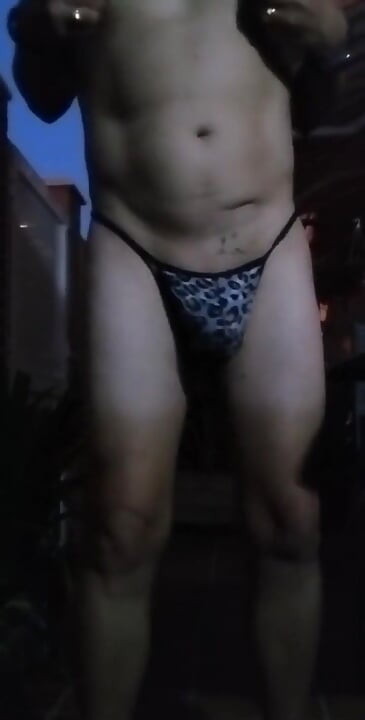 I Love Being Outdoors in a Thong