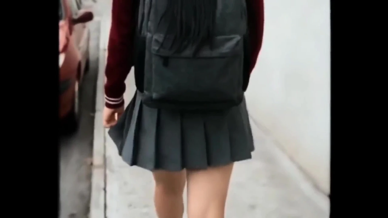 18-year-old Schoolgirl in School Uniform Gets Fucked by Her Neighbor!!