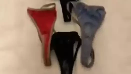 Cum üzerinde kirli tanga külot pislik kapalı slowmotion cumshot