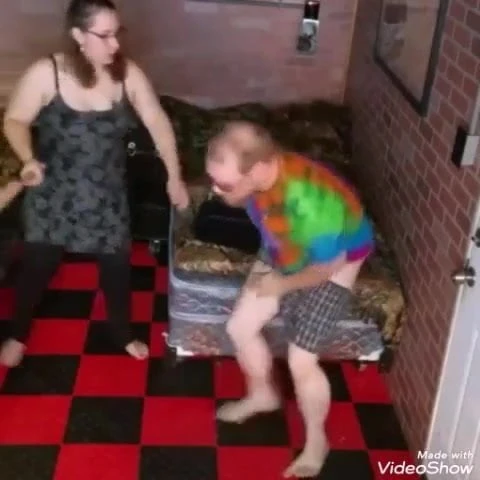 Girlfriend punishment with boyfriend
