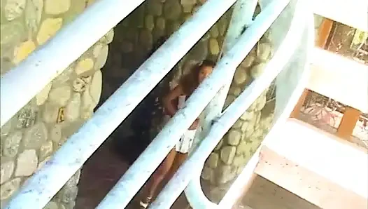 Babe with Red Hair Likes Use Couple of New Toys While She Sucks Hard Cock
