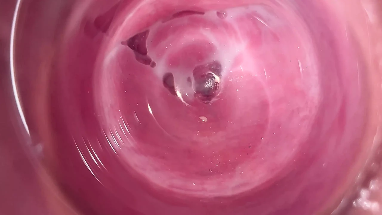 Camera deep inside Mia's teen pussy