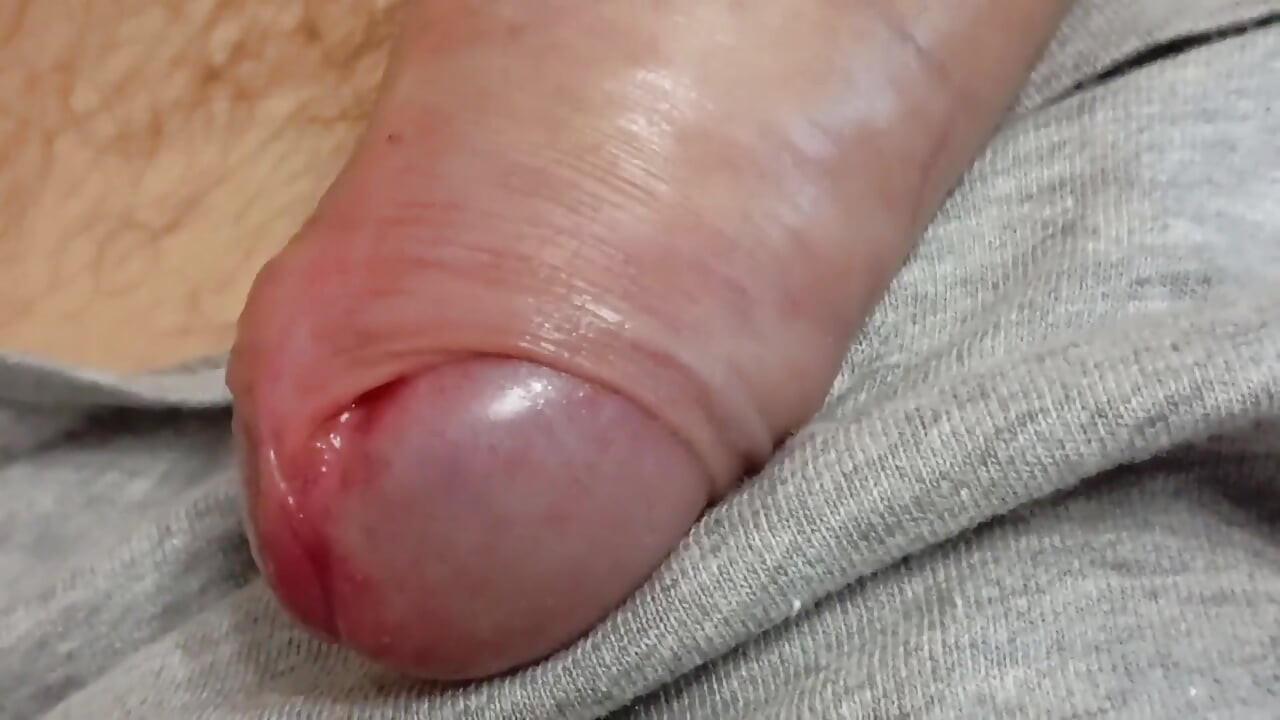 He Masturbates His Big Cock up Close so You Can Lick It with Your Tongue!