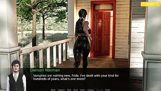 Rosewater manor: a guy with a big cock fucks a witch with a tight pussy, very passionate sex ep 5