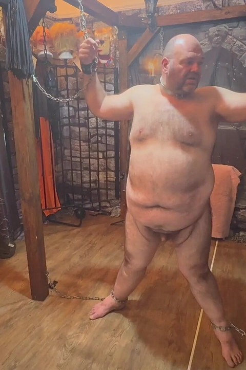 Part 1:- Domina Satana Takes Booboo and Maid Jayne in the Dungeon Before He Goes to Wales.