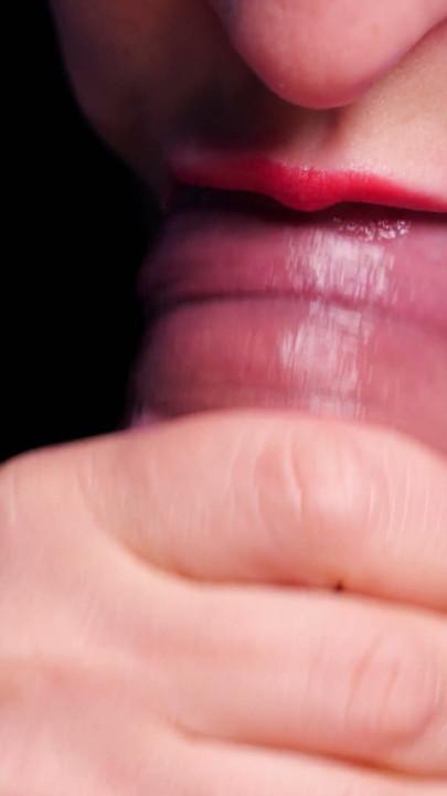 Extreme Macro Blowjob ASMR: Bridle Licks, Slow Sucking & Explosive Climax | Clip 2