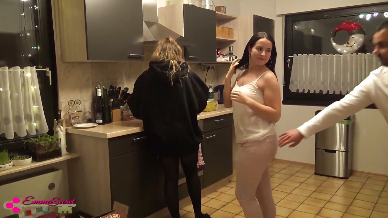 Creampie! Horny Husband Fucks Me Bare! His Wife Is Right Next Door!
