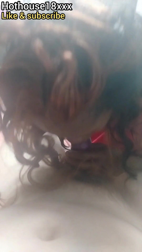 Best blowjob for white man by black slut in red dress | Clip 1