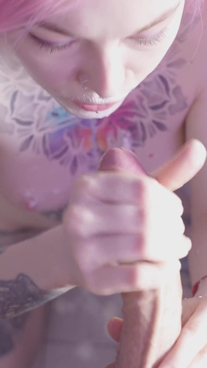 Food Porn&juicy Blowjob in Kitchen
