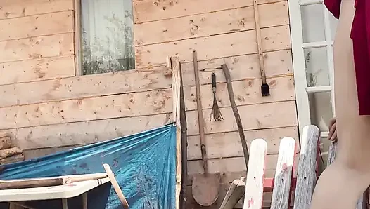 Nake seksi açık havada seksi amcık