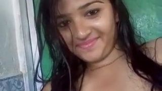 Hot Indian girl with a chubby body