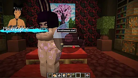 Minecraft Figura - Trying out some new models like this sexy Woman with bunny ears