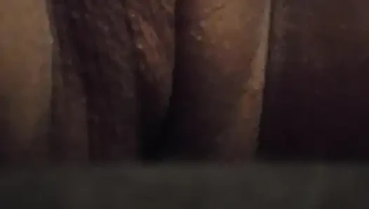 Masturbating a worn-out cunt after hours of hard fucking