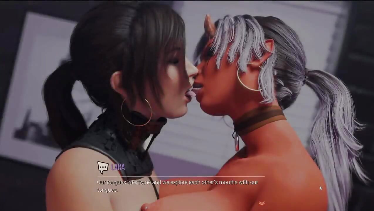 Lara ve Shamhain Aynası Oyunu Hentai Parodi Bölüm 4 Bir succubus göğüslerimi alıp göğüs işi yapıyor!