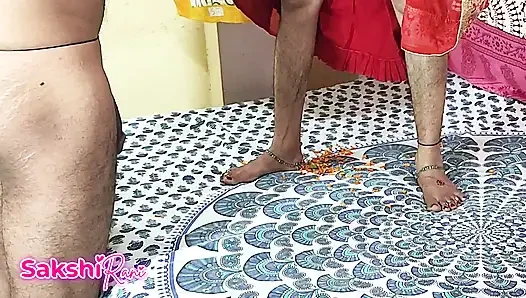 Village Damaad ne Saale ki Bahu ki Chut ki Puja, Sex video Xxx Porn