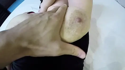 Sex with my curvy, big-bootied wife until she has an orgasm.