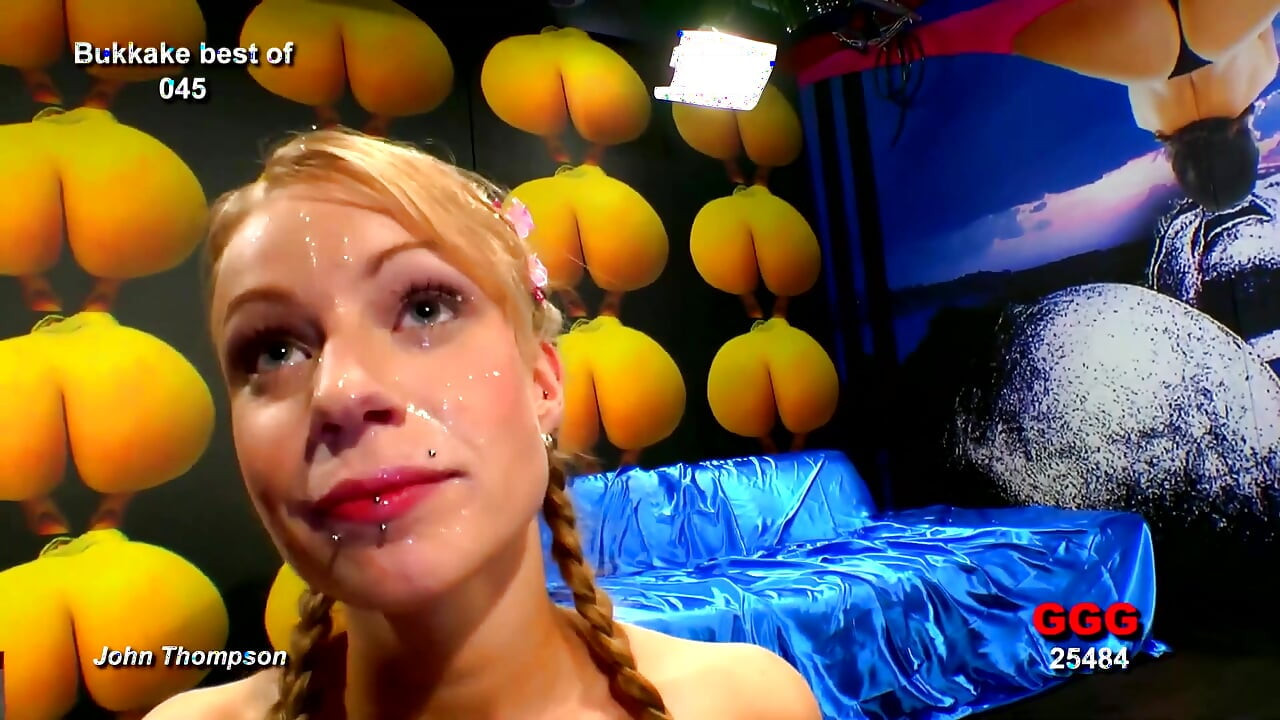 Ggg Joh Thompson - First Time Bukkake Gangbang Enjoys by Hot Chicks and Big Cocks