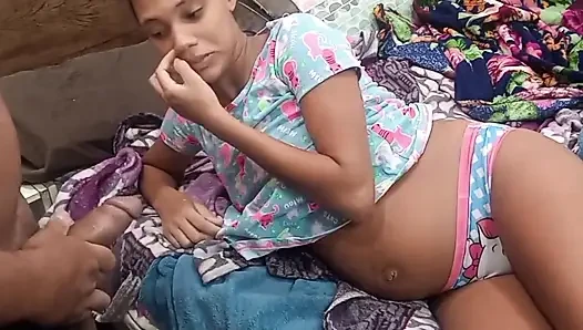 9 aylık hamile üvey kızım