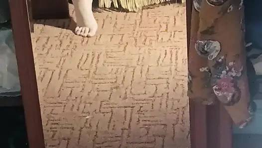 Pov - rekaman video masturbasi memek sempit dan dildo