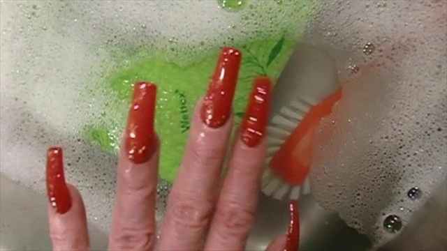 Housekeeping with long nails