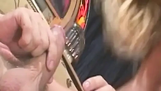 Mature Blonde MILF Devours Big Cock and Spreads Soaked Pussy