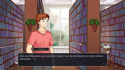 I got special treatment from the girl I met in the library video game porn