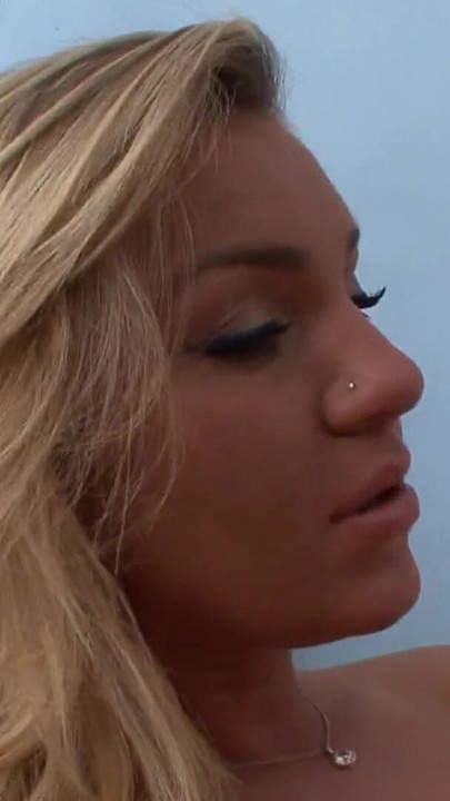 Unforgettable moment from "Two sexy blondes finger their wet twats on sofa"