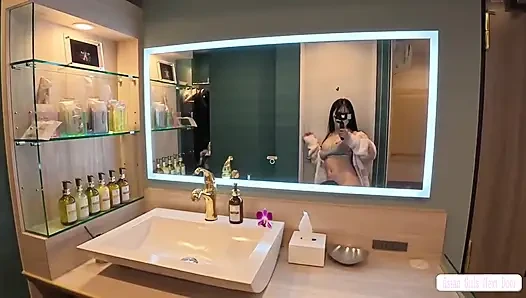 Lovey Интенсивное время пары с потрясающим партнером, лизкая масляная игра встраивает в подавляющей момент кримпая