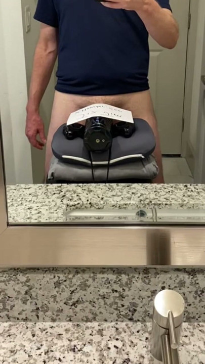 My Xhamster verification video Ends with a Cumshot!