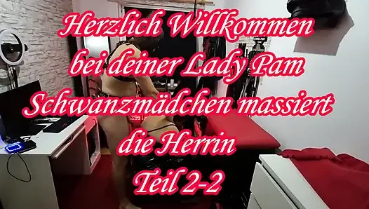 Yaraklı kız sahibeye masaj yapıyor bölüm 2-2.